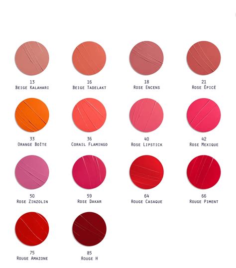 hermes lipstick colours|Hermes lipstick color chart.